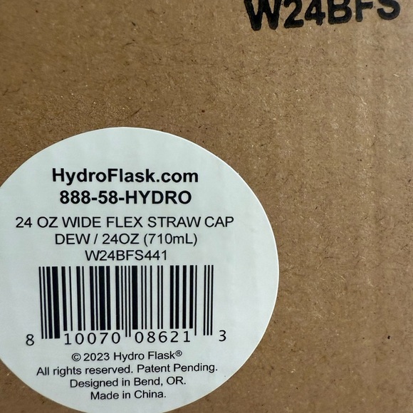 Hydro Flask w/ Flex Straw Cap NEW - Picture 2 of 2
